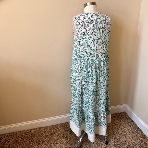 3.1 Philip Lim flowy printed patterned sleeve dress white 13087 - Picture 11 of 16